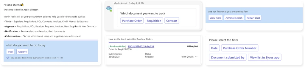 Merlin Assist- AI powered Chatbot to Manage Your Source to Pay