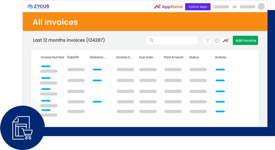 p2p-e-invoicing-screen