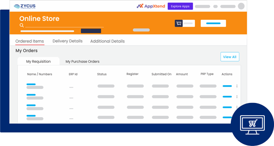 p2p-e-procurement-screen
